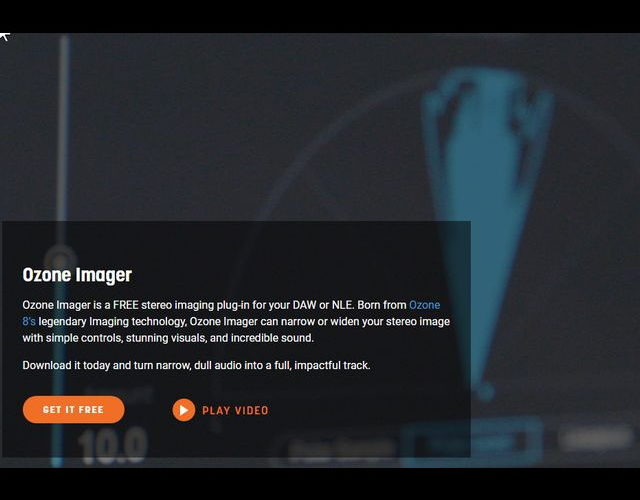 無料でステレオ効果を調整、iZotopeのステレオイメージャー「Ozone Imager」