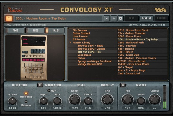 高品質なヴィンテージリバーブが無料配布！「Convology XT」